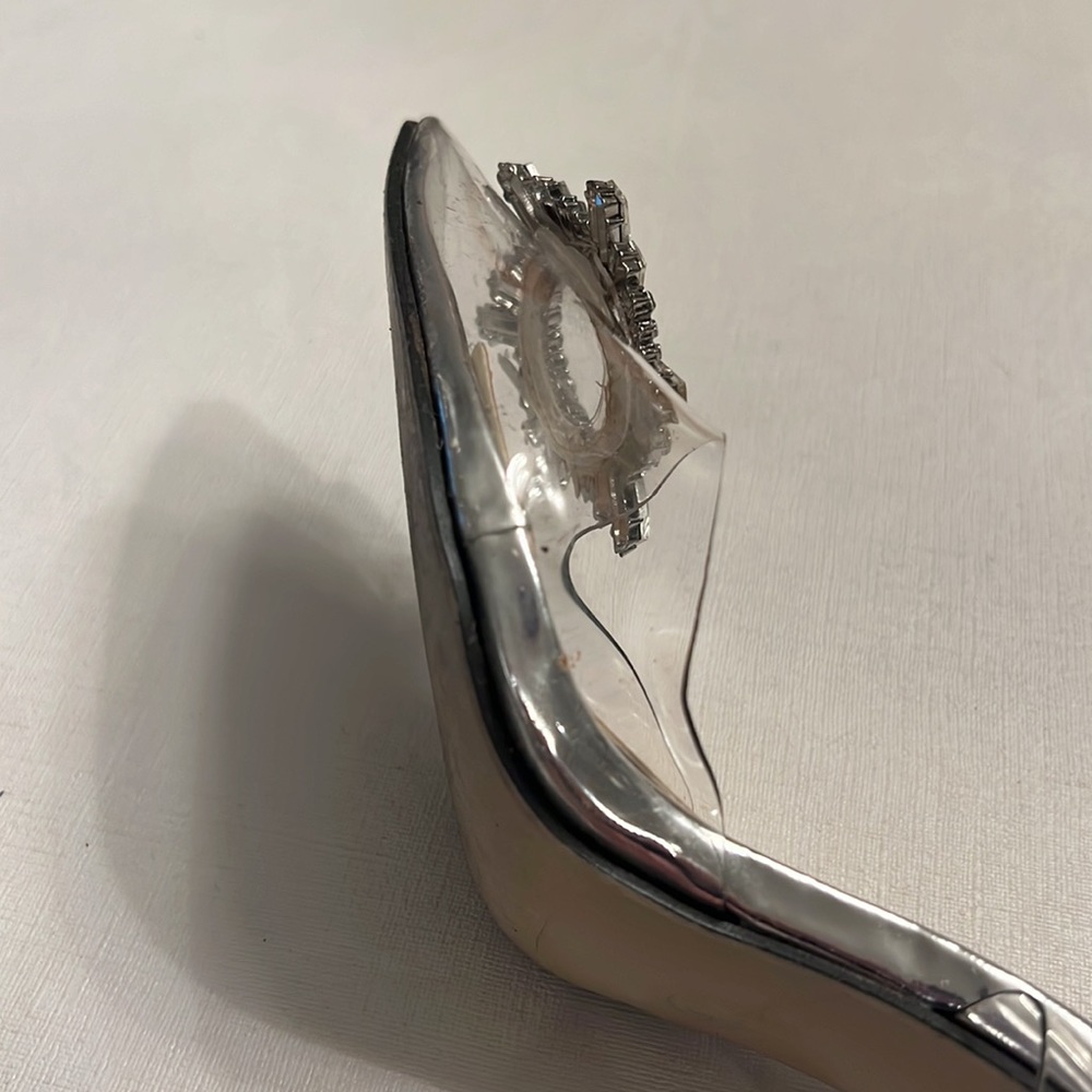 JOJO FOX CLEAR CRYSTAL HEELS - Picture 8 of 8